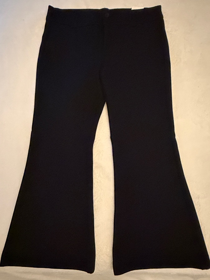 Nwt Torrid Black Flare Ponte Pants